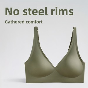 Reggiseno Senza Cuciture Plus Size da Donna, Push-up Sottile Senza Ferretto, Solleva e Controlla il Tessuto Mammario in Eccesso, Previene la Caduta, Supporto Morbido - Product Image 5