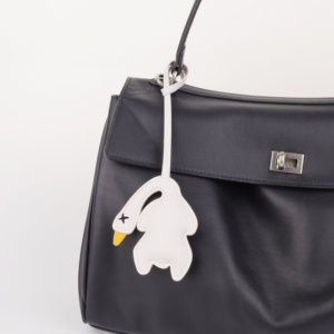 Bulk Custom <strong>Duck</strong> PU Leather Keychain Wholesale - Cute <strong>Duck</strong> <strong>Shaped</strong> <strong>Keyring</strong> for Bag, Car, Backpack Accessories - Product Image 6