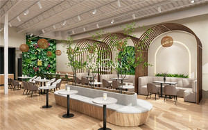 Décoration intérieure moderne pour café commercial, ensemble table et chaises sur mesure pour restaurant et café, design de mobilier de café tendance et personnalisé - Product Image 2