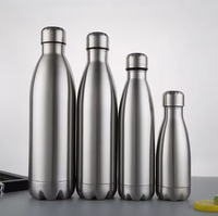Bouteille d'eau isotherme personnalisée en acier inoxydable 500 ml à double paroi pour la randonnée et la salle de sport