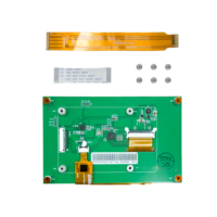 شاشة عرض TFT LCD مقاس 5 بوصات بدقة 800×480 مع شاشة لمس سعوية 550 شمعة/م2 لـ Raspberry Pi 3 و4 ولأنظمة HMI المدمجة