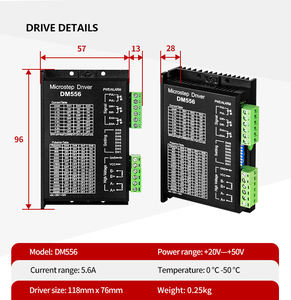 凯宏57 * 76毫米4轴电机De Paso防水Nema 23 2nm 76毫米套件Nema23步进电机组57bygh76 20kgf数控 - Product Image 3