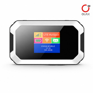Factory Direct 4G Pocket WiFi Hotspot Portable <b>Router</b> With SIM Card Slot MT80 150Mbps <b>Mobile</b> LCD Screen Integrated 3000mAh Power - Product Image 1