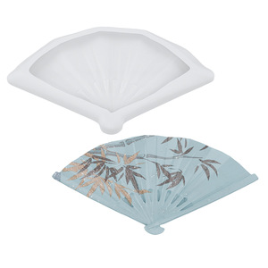 Molde <span class=keywords><strong>de</strong></span> Silicona para Abanico Decorativo Estilo Antiguo, Molde <span class=keywords><strong>de</strong></span> Yeso para Abanico, Molde para Resina Epoxi - Product Image 5