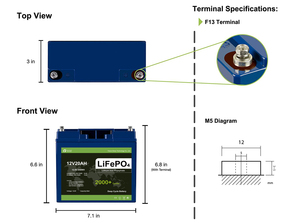Có thể sạc lại chu kỳ sâu LiFePO4 pin lithium <span class=keywords><strong>12v18ah</strong></span> 20Ah năng lượng lưu trữ pin IP65 không thấm nước sưởi ấm Pad tùy chỉnh - Product Image 4