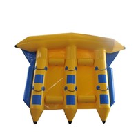 Tube de remorquage gonflable personnalisé en gros Flyfish remorquable sports nautiques bateau banane gonflable jeu d'eau