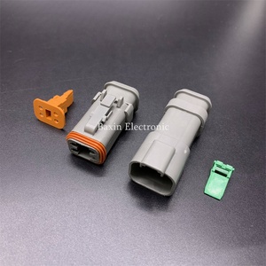 <span class=keywords><strong>DT06</strong></span>-<span class=keywords><strong>2S</strong></span>-<span class=keywords><strong>E008</strong></span> Deutsch DT <span class=keywords><strong>E008</strong></span> series ขั้วต่อ DT ชายและหญิงพร้อมหางหดตัว - Product Image 4