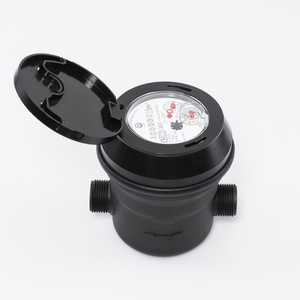 Medidor de água de casca plástica tipo seco de jato único de 1/2 "e 3/4" para uso residencial/comercial/industrial - Product Image 4