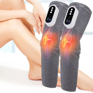 Paquete doble Compresa caliente Presoterapia Bota Máquina de masaje Bolsa de aire Squeeze Calefacción Compresión de aire Masajeador de piernas para circulación - Product Image 1