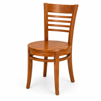 Ensemble de table à manger ronde en bois massif avec quatre chaises, mobilier traditionnel pour la maison, design stable pour la salle à manger