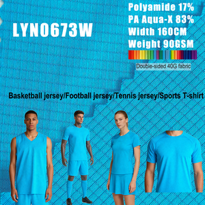 Tissu Spandex en nylon à section transversale plate de fil frais les hauts d'été sportifs et les vêtements loisirs décontractés - Product Image 1