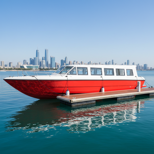Grandsea 11,5m Bateau ferry pas cher en fibre de verre pour le transport de passagers fluvial, taxi fluvial - Product Image 2