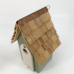Venta al por mayor Nido de Pájaro de madera natural y casa de pato de Vida Silvestre casa de madera maciza para mascotas venta caliente Nido de Pájaro duradero para mascotas - Product Image 6