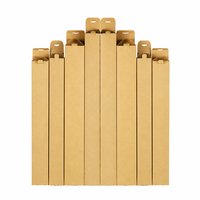 Boîtes pliantes en carton ondulé kraft écologiques et recyclables en gros, à fond auto-verrouillant, impression personnalisée pour huiles essentielles et crèmes pour le visage