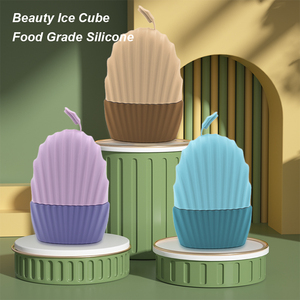 Rouleau de massage facial en silicone en forme de coquille pour la relaxation, idéal pour la maison et les voyages - Product Image 6