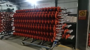 Aislador Eléctrico Compuesto Jiangxi Hongxing DQX 220KV 120KN con Herrajes de Corona M16, Aislador de Polímero Compuesto - Product Image 4
