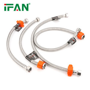 Tuyau de bidet flexible personnalisé IFAN, tuyau flexible en acier inoxydable haute pression pour l'eau chaude, Bunnings - Product Image 3