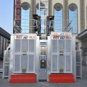 SC200/200 2 Tons Passenger Construction Hoist Elevator Lift Manufacturer