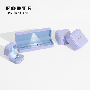 FORTE <b>Light</b> Jewelry Packaging Custom Ring <b>Box</b> Cuban Necklace Chain <b>Box</b> Hiphop <b>LED</b> Packing Jewelry <b>Box</b> With <b>Light</b> - Product Image 3