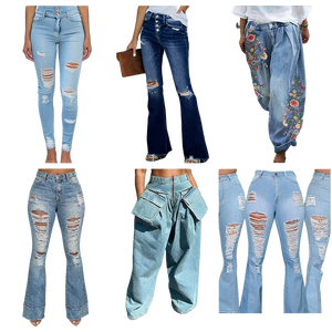 Bulk Items Wholesale Lots <b>Bundled</b> Mixed Packaging Stocked Products Ropa De Mujer Mixed Packaging Sale Women Jeans <b>Clothes</b> - Product Image 1