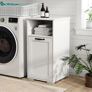 Armoire à linge avec sacs de rangement amovibles pour la buanderie - Product Image 2