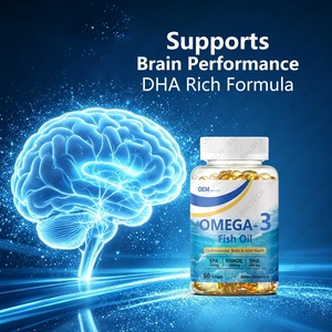 Cápsulas de Aceite de Pescado Omega 3 de Alta Potencia, Marca Privada OEM, 1000mg EPA DHA, Suplemento Dietético para la Salud del Corazón, Cerebro y Articulaciones - Product Image 4