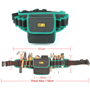 <span class=keywords><strong>Ceinture</strong></span> porte-<span class=keywords><strong>outils</strong></span> personnalisée imperméable pour électricien, pochette de rangement réglable pour hommes, grande capacité, doublure Oxford - Product Image 5