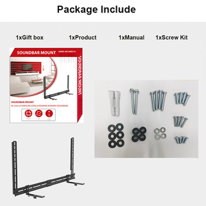 Chất lượng cao tùy chỉnh dập thanh âm thanh Wall <span class=keywords><strong>Mount</strong></span> Bracket Đối với trang chủ - Product Image 6