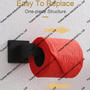 <span class=keywords><strong>Porte</strong></span>-papier toilette noir, <span class=keywords><strong>porte</strong></span>-rouleau de papier toilette pour salle de bain, <span class=keywords><strong>porte</strong></span>-papier toilette mural contemporain en acier inoxydable - Product Image 4