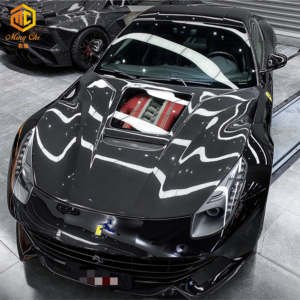 Cappuccio per auto F12 cappuccio in fibra di carbonio stile vetro trasparente per auto sportiva super <span class=keywords><strong>Ferrari</strong></span> F12 - Product Image 4