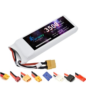 Batería 2S 3500mAh 7.4V 60C con Conector T/XT60/JST/XT30 para Coche RC, Buggy, Tren, Piezas de Modelos de Carreras - Product Image 1