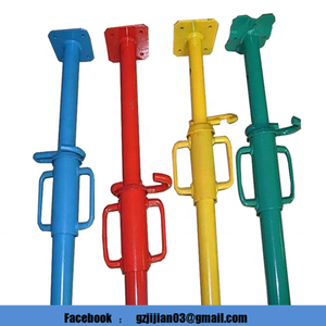 Étais de coffrage en acier galvanisé à chaud, réglables, robustes, pour échafaudage extérieur - Product Image 6