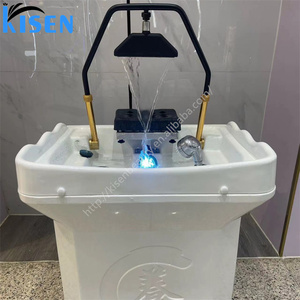 <span class=keywords><strong>Bac</strong></span> à <span class=keywords><strong>shampoing</strong></span> portable sans tuyauterie Kisen, dernier <span class=keywords><strong>design</strong></span>, avec réservoir d'eau de 60 litres, idéal pour salon de beauté - Product Image 2