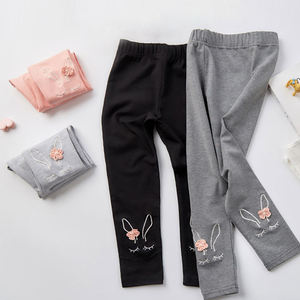 Servicio OEM, Diseño de Moda, Leggings de Algodón para Bebés, Leggings de Dibujos Animados, Lindos Pantalones de Lona para Niños Pequeños - Product Image 3