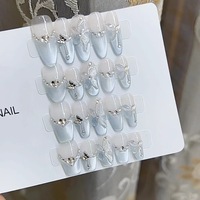 Faux ongles à presser faits à la main, vente en gros directe usine, lots mixtes, motifs personnalisés, ongles artificiels en acrylique, marque privée OEM