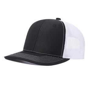 Gorra de camionero de malla unisex de 5 paneles de alta calidad, gorras de camionero tejidas con bordado 3D personalizado - Product Image 1