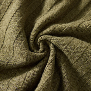 <span class=keywords><strong>Cardigan</strong></span> in Lana OEM Casual Snellente e Traspirante con Lavorazione a Trecce Frontale e Costine Verticali sul Retro, 90% Lana, Bottoni Frontali e Tasche - Product Image 4