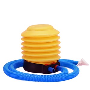 <b>Manual</b> Air <b>Pump</b> For Inflatable Toys Blue Plastic With Hose And Nozzle - Product Image 1