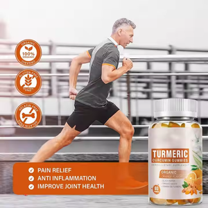 OEM/ODM gomitas de cúrcuma curcumina con pimienta negra y jengibre, suplemento multivitamínico de extracto natural - Product Image 6