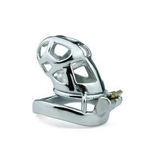 Dispositivo de Castidad Masculina FRRK, Jaulas para Pene, Serie Cobra, Metal, Acero Inoxidable, <span class=keywords><strong>Candado</strong></span> de Castidad Masculino, Jaula Sexual, <span class=keywords><strong>Candado</strong></span> para Pene para Hombres - Product Image 4