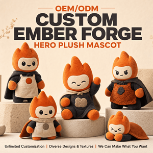Peluche de Héroe Ember Forge, Peluche Personalizado, Animal de Peluche, Fabricante OEM ODM, Logotipo Personalizado, Regalo Promocional - Product Image 2