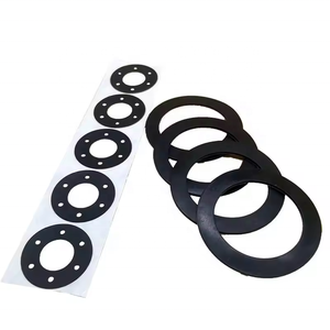 Custom Die-Cut/Pressed Anti-Slip <b>Silicone</b> Rubber <b>Gaskets</b> Pads Shock Absorption Insulation Oil Resistance Custom Color Available - Product Image 1
