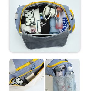 Sac de sport personnalisé avec compartiment à chaussures, sac fourre-tout pour femme, sac de voyage, sac de sport - Product Image 6