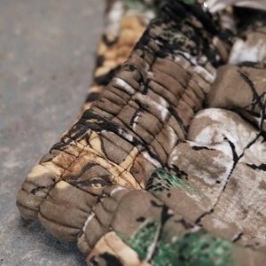 Streetwear Custom High Waist Drawstring <b>Camo</b> Distressed Ripped All Over Print Camouflage Jorts <b>Cargo</b> Jeans Denim <b>Shorts</b> for Men - Product Image 5