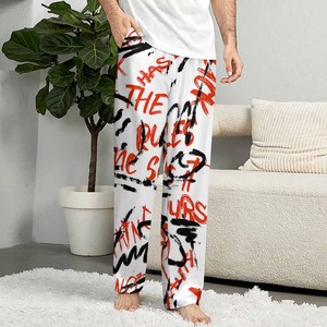 <span class=keywords><strong>Pantalon</strong></span> de <span class=keywords><strong>pyjama</strong></span> pour hommes de Offre Spéciale de haute qualité imprimé sur mesure avec poches caractéristiques thermiques et respirantes - Product Image 1