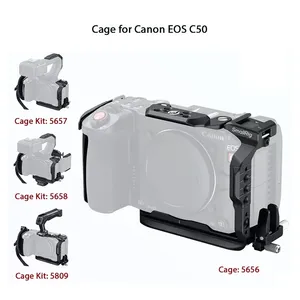 Canon eos c50 एल्यूमीनियम मिश्र धातु के लिए c50 एल्यूमीनियम मिश्र धातु पूर्ण कैमरा केज मॉड्यूलर डिजाइन एचडीएमआई केबल क्लैंप पेशेवर रिग - Product Image 1