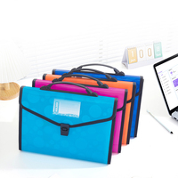 Carpeta de Archivos Expandible Tamaño A4, Carpeta de Acordeón Personalizada, Accesorios Creativos de Oficina, Carpeta de Archivos de Plástico
