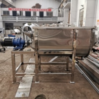 Mélangeur à pales horizontales en U pour poudres, machine de mélange de qualité alimentaire pour assaisonnements et poudres protéinées