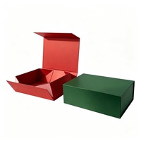 Boîte cadeau magnétique pliable de luxe sur mesure en gros pour ensemble de verres, vaisselle, décoration intérieure, emballage en carton rigide