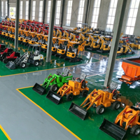 China Großhandel Euro 5 CE EPA Radlader Hydraulischer Hublader Garten- und Forstlader mit Hydraulikantrieb